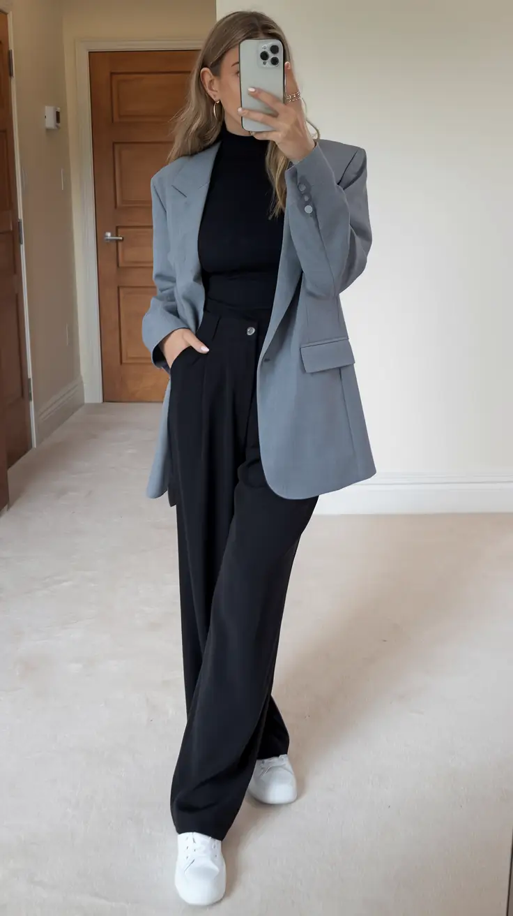 Top Fashion Trends Women for Fall 2025 – Soft-Structured Suiting Meets Sneakers