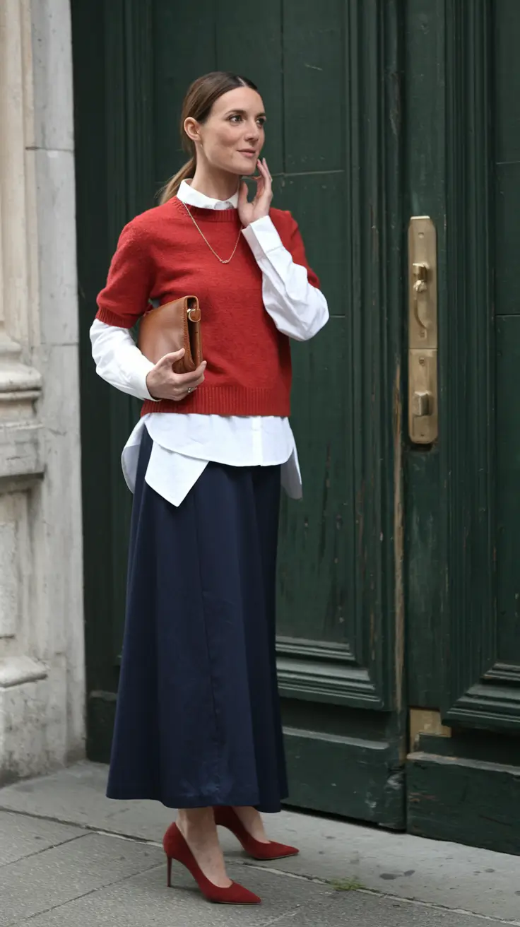Top Fashion Trends Women for Fall 2025 Layered Preppy Nostalgia