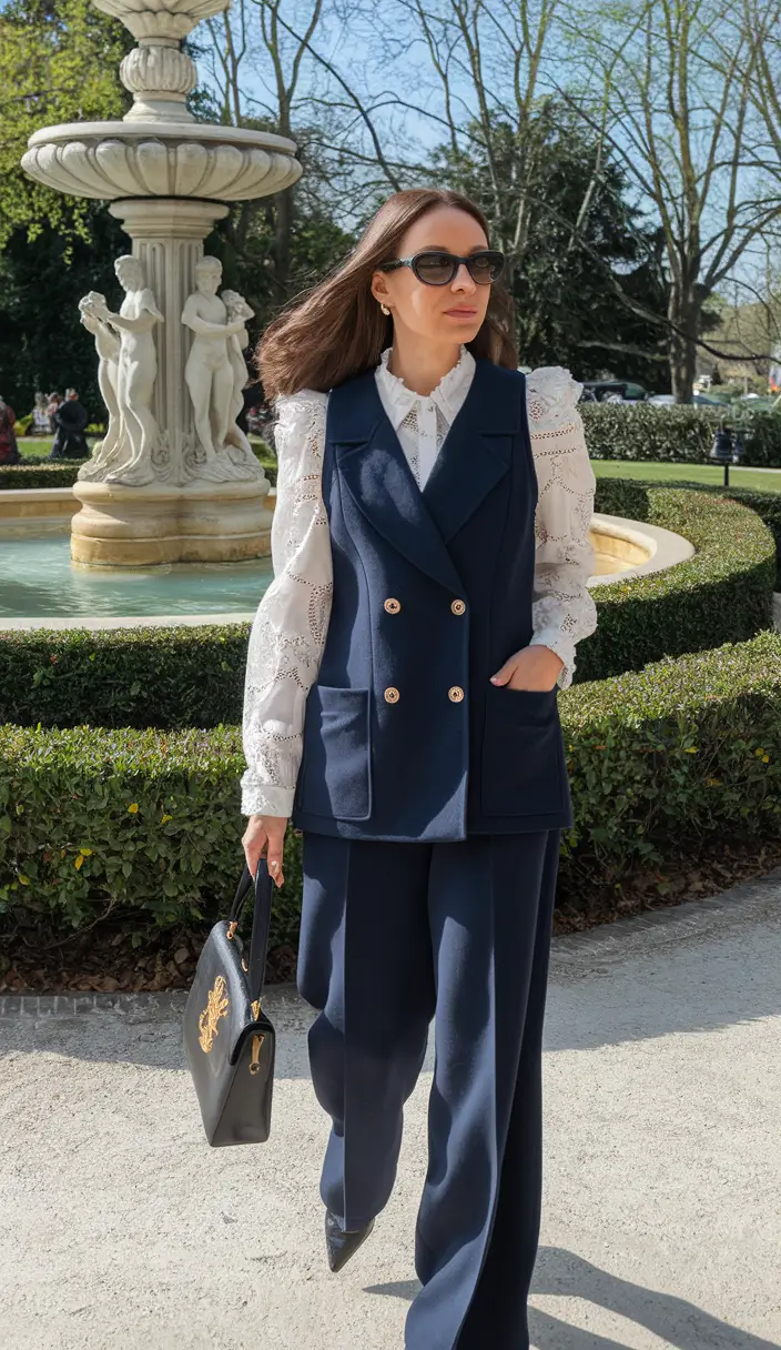 Top Fashion Trends Women for Fall 2025 Tailored Vest Suit Revival