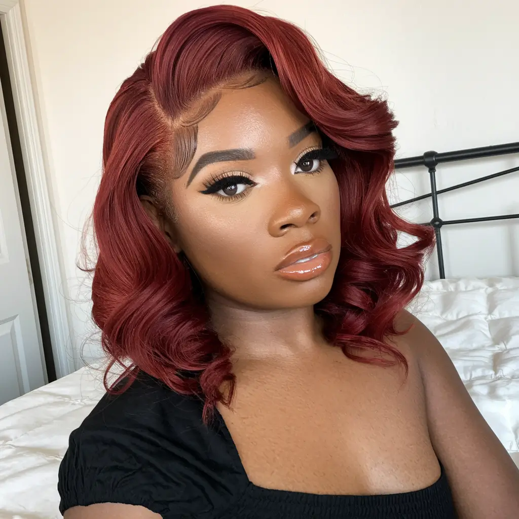 Top Hair Colors for Black Women This Fall 2025 Mulled-Wine Retro Waves