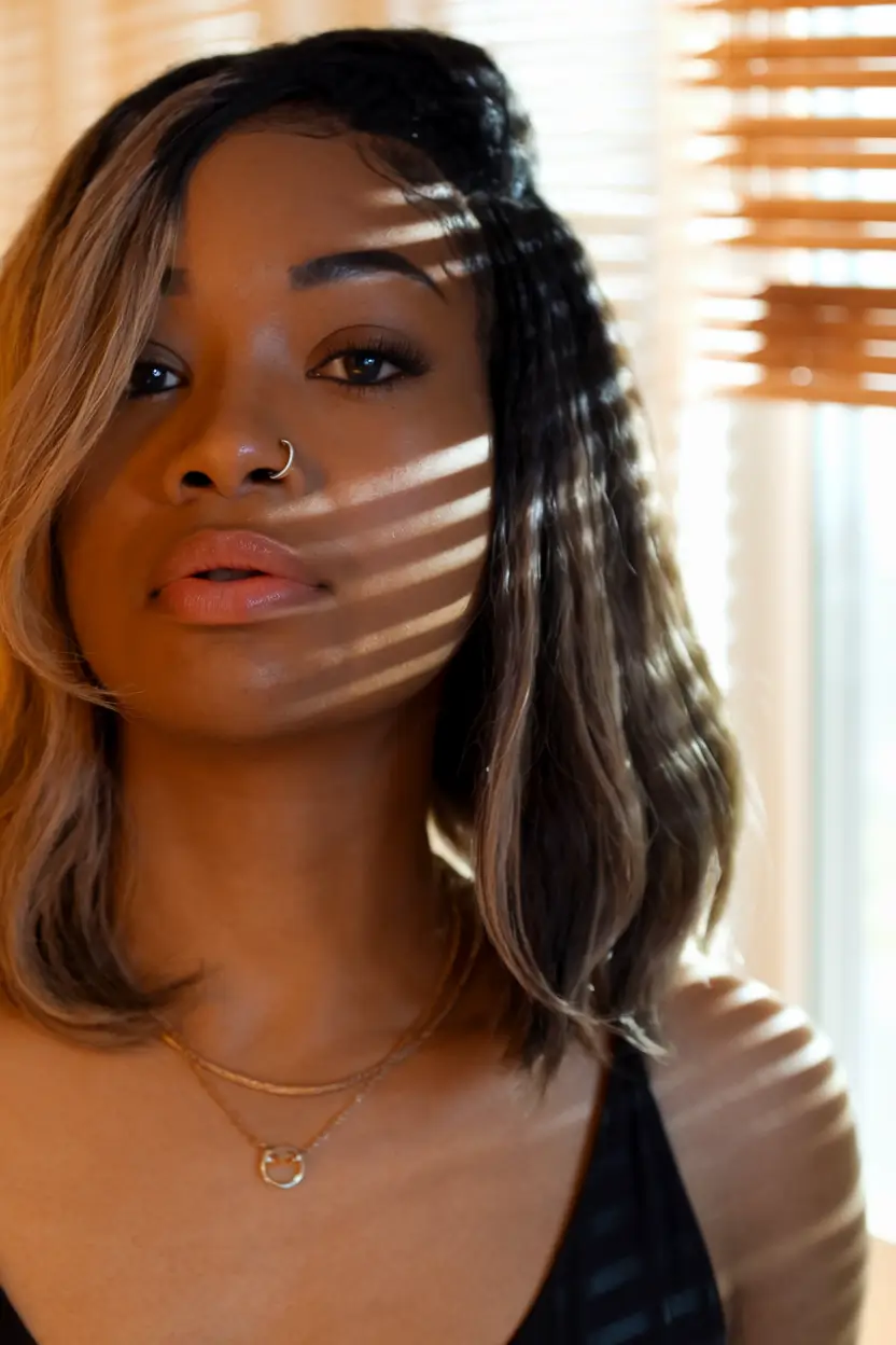 Top Hair Colors for Black Women This Fall 2025 Shadow-Root Latte Bob