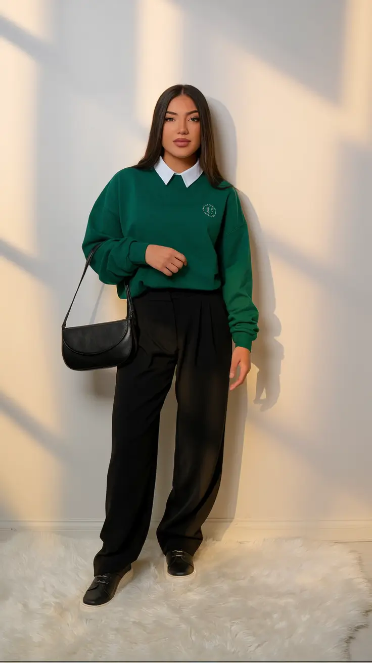 Trendy Fall Fashion outfits for Latina Women in 2025+Preppy Chic with a Smart-Casual Twist