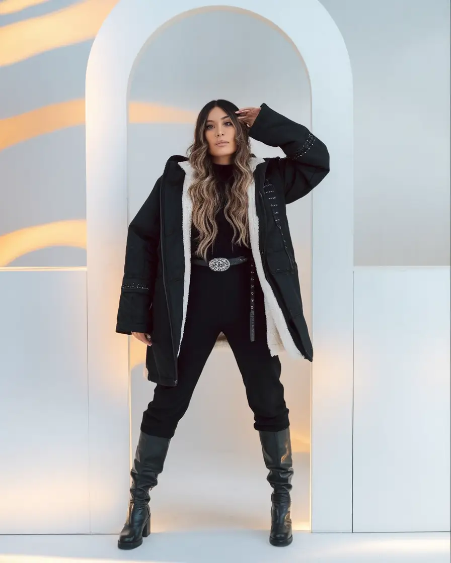 casual comfy All-Black Cool with a Western Edge