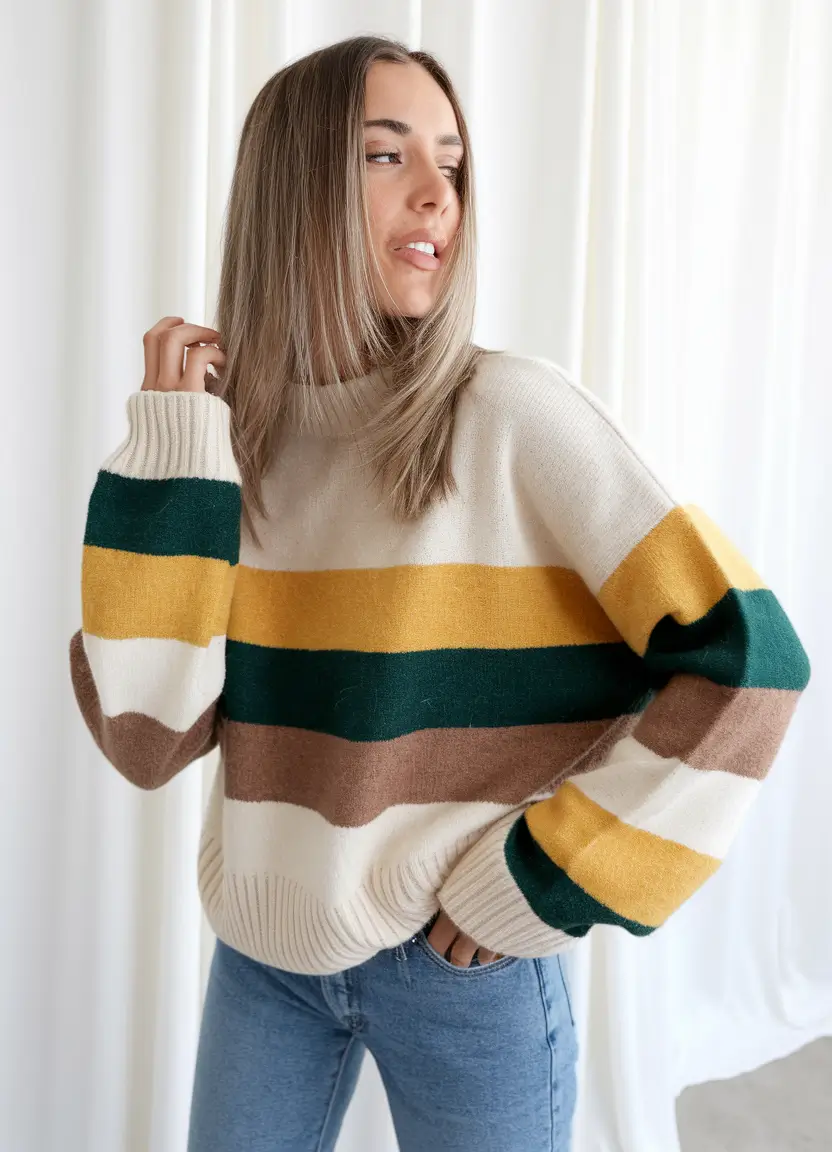 Trendy outfits Picks for the 2025 Fall Season Retro Stripe Refresh