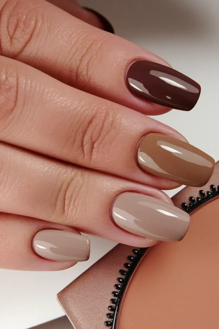 Autumn 2025 Nail Color Trends Layered Neutrals for a Sophisticated Fall Statement