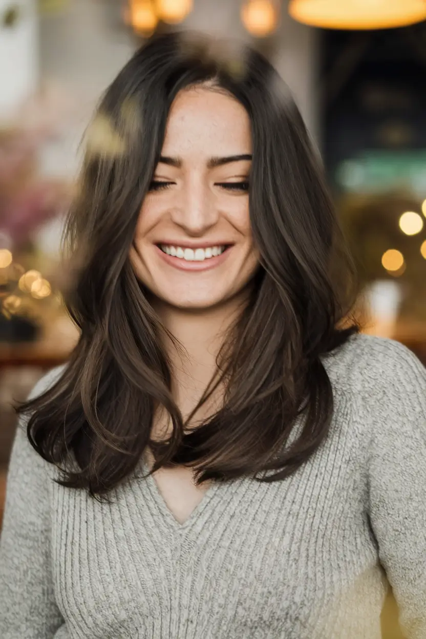 Best Fall 2025 Haircuts for Mid-Length Hair Natural Layered Flow