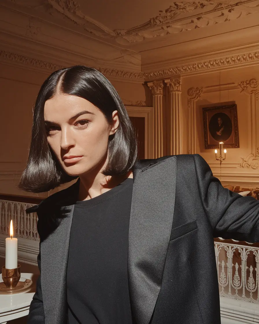 Best Fall 2025 Haircuts for Mid-Length Hair Sharp Mid-Length Bob