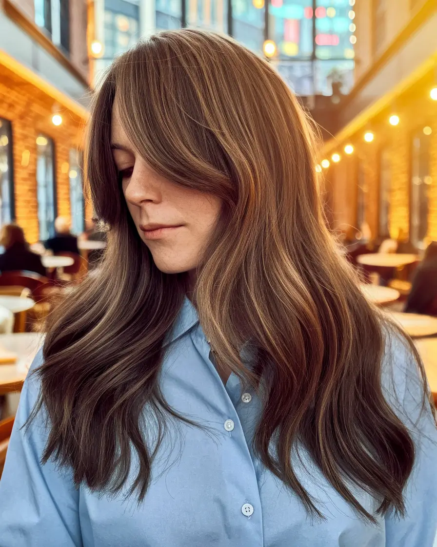 Best Fall 2025 Haircuts for Mid-Length Hair Face-Framing Layers with Gentle Flow