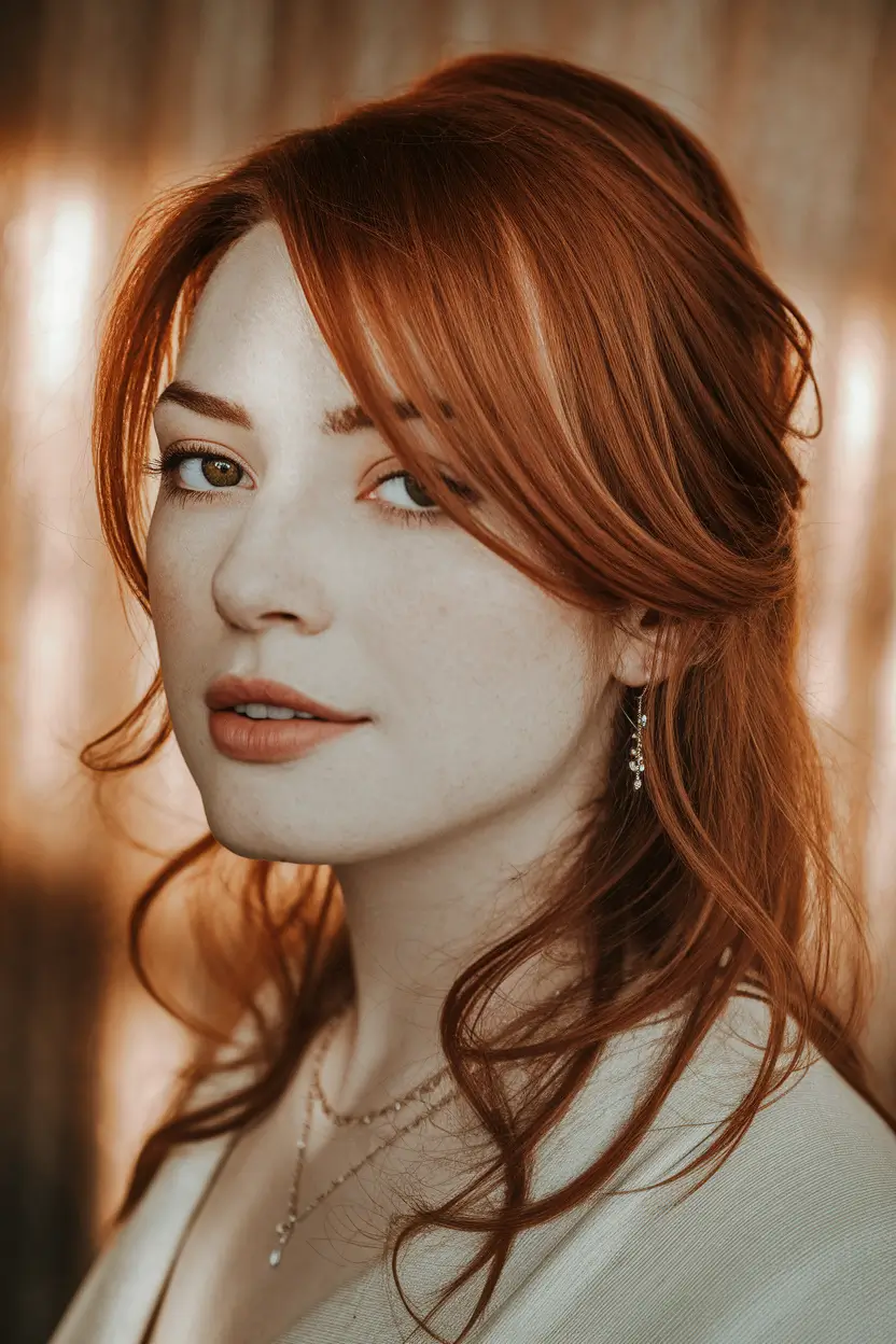 Best Fall Hair Colors Trends 2025 for Cool Skin Spiced Auburn Layers