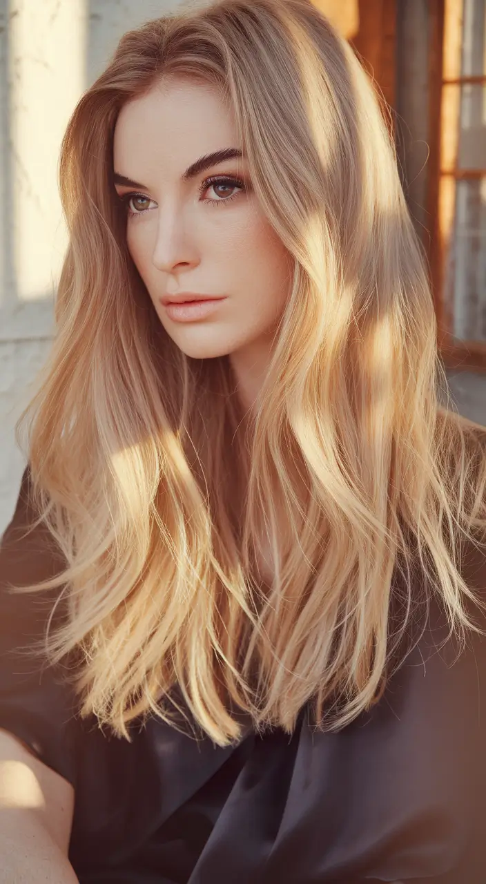 Best Long Haircut to Try This Fall 2025 Beachy Blonde Layers with Effortless Texture