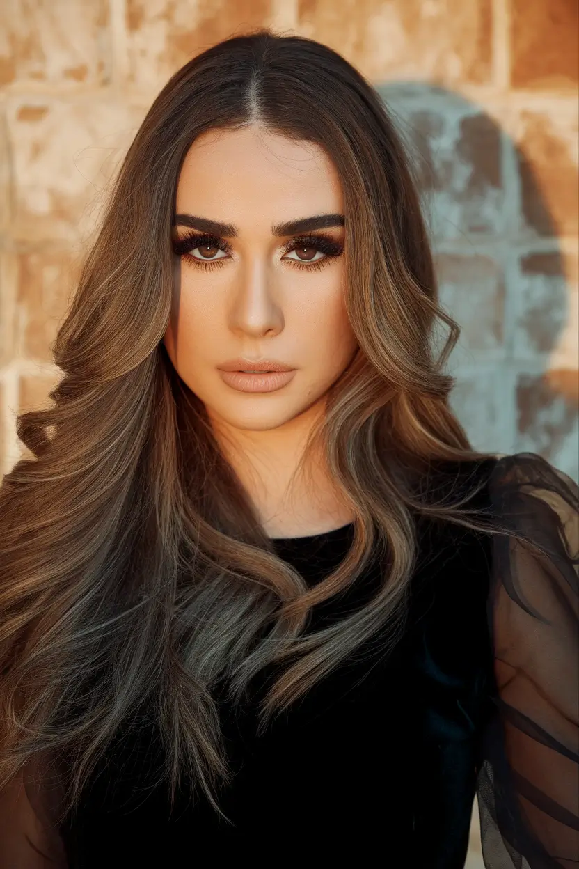 Chic and Cute Hair Color Ideas for Fall 2025 + Chocolate Beige Layers with Autumn Glow