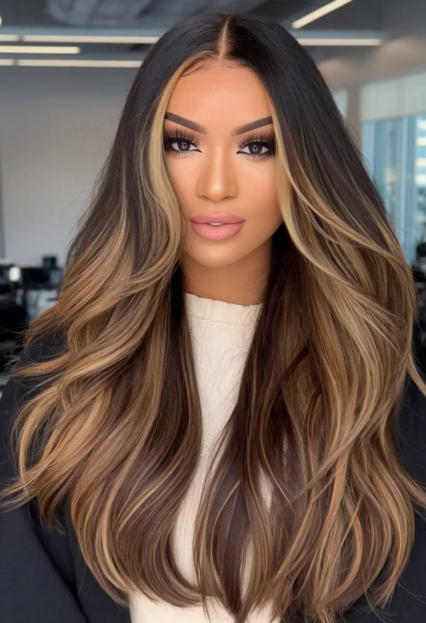 Chic and Cute Hair Color Ideas for Fall 2025 + Bold Root Contrast with Buttery Lengths