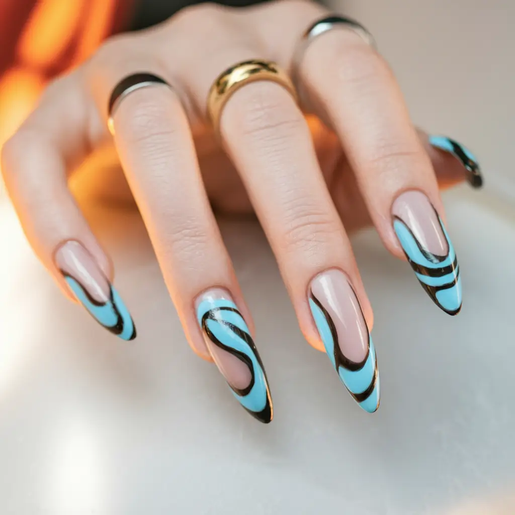 Fall 2025 Nail Colors for Fair Skin Skyline Edge Design
