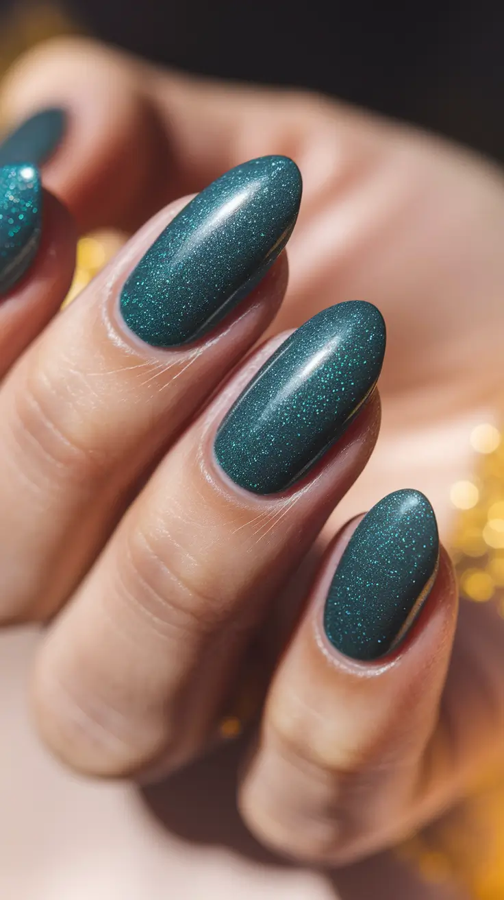 Fall 2025 Season Nail Inspiration Enchanted Moss With a Hint of Magic