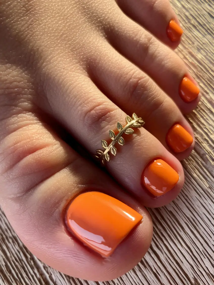 fall toe nail designs</p> <h2>Harvest Pumpkin Gloss</h2> <p>