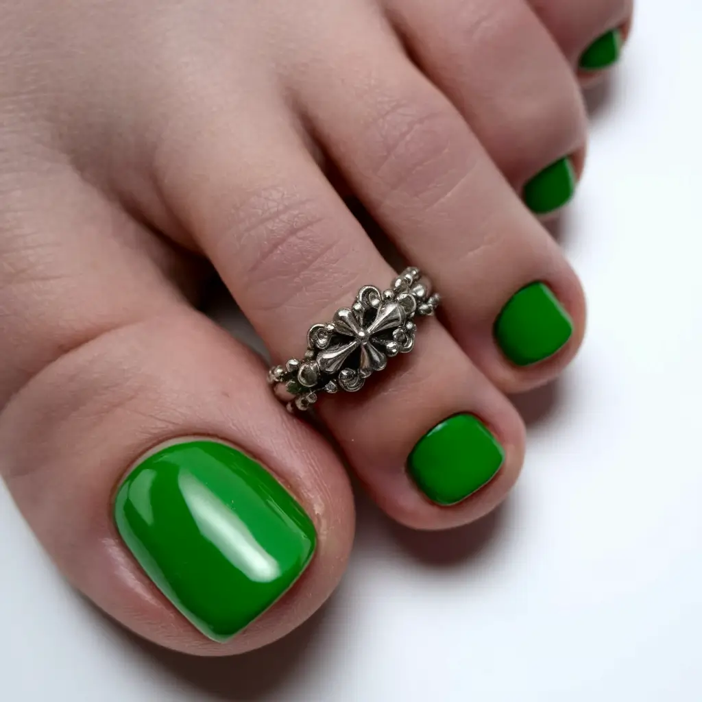 fall toe nail designs</p> <h2>Green with Style</h2> <p>