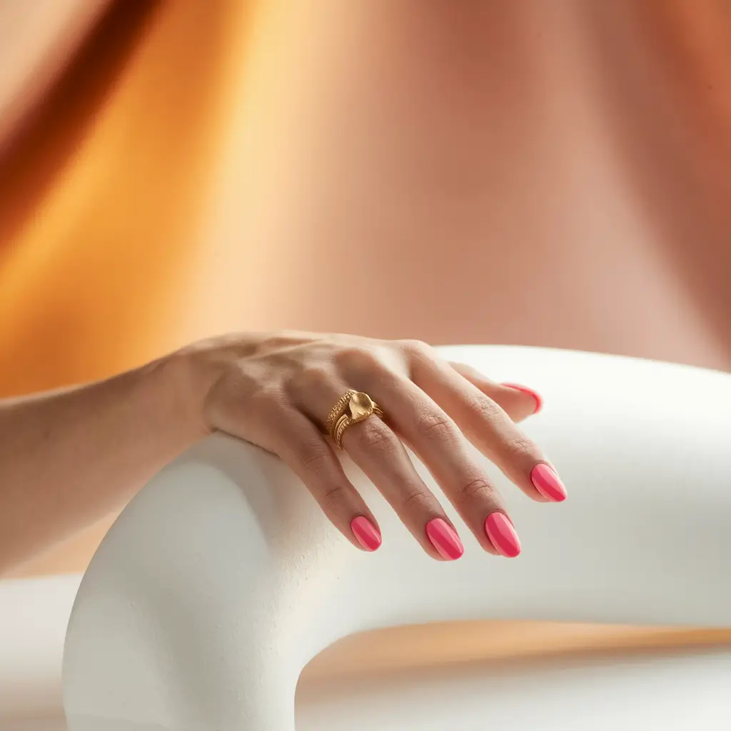 Fall Nail Colors 2025: Ideas for Women Over 50 Refined Coral Shine
