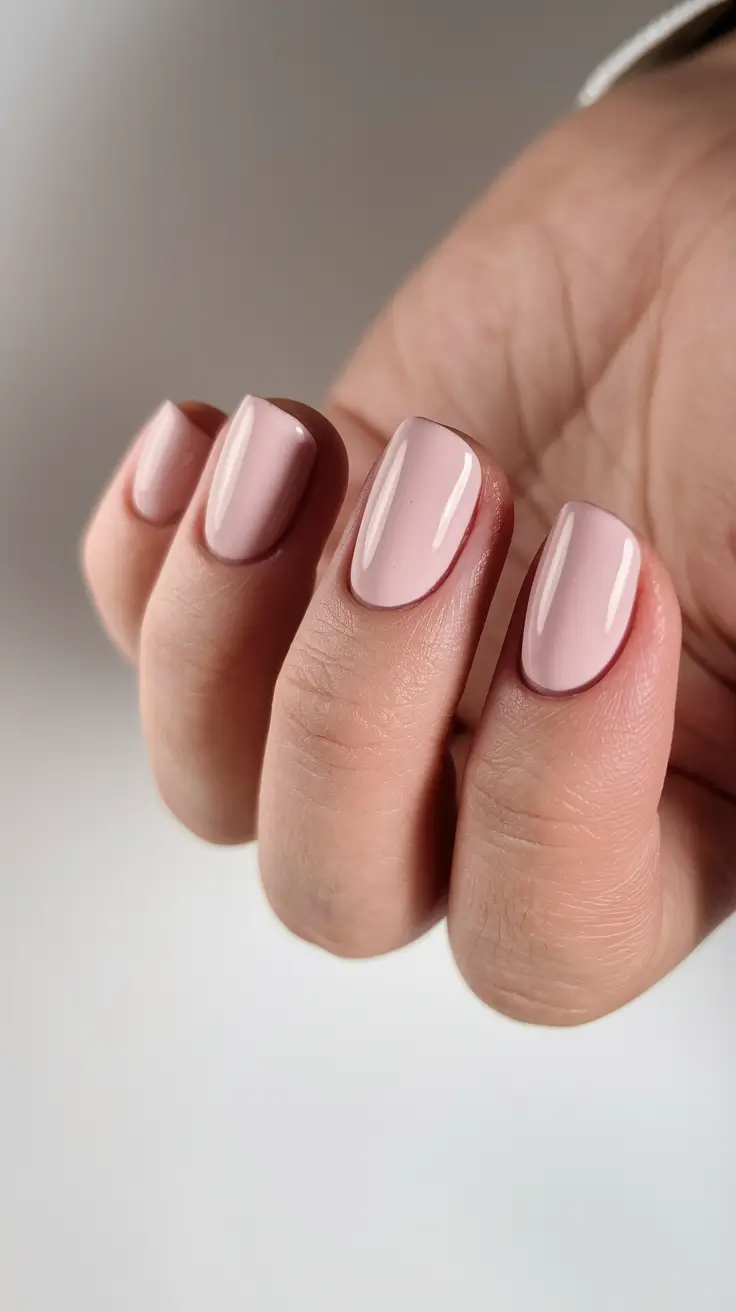 Fall Nail Colors 2025: Ideas for Women Over 50 Delicate Nude Simplicity