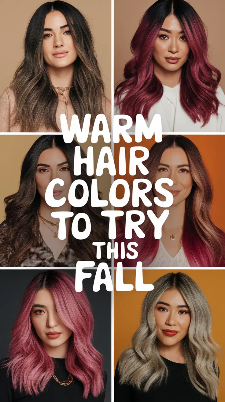 Warm Hair Colors to Try This Fall 2025: From Chocolate Browns to Caramel Highlights