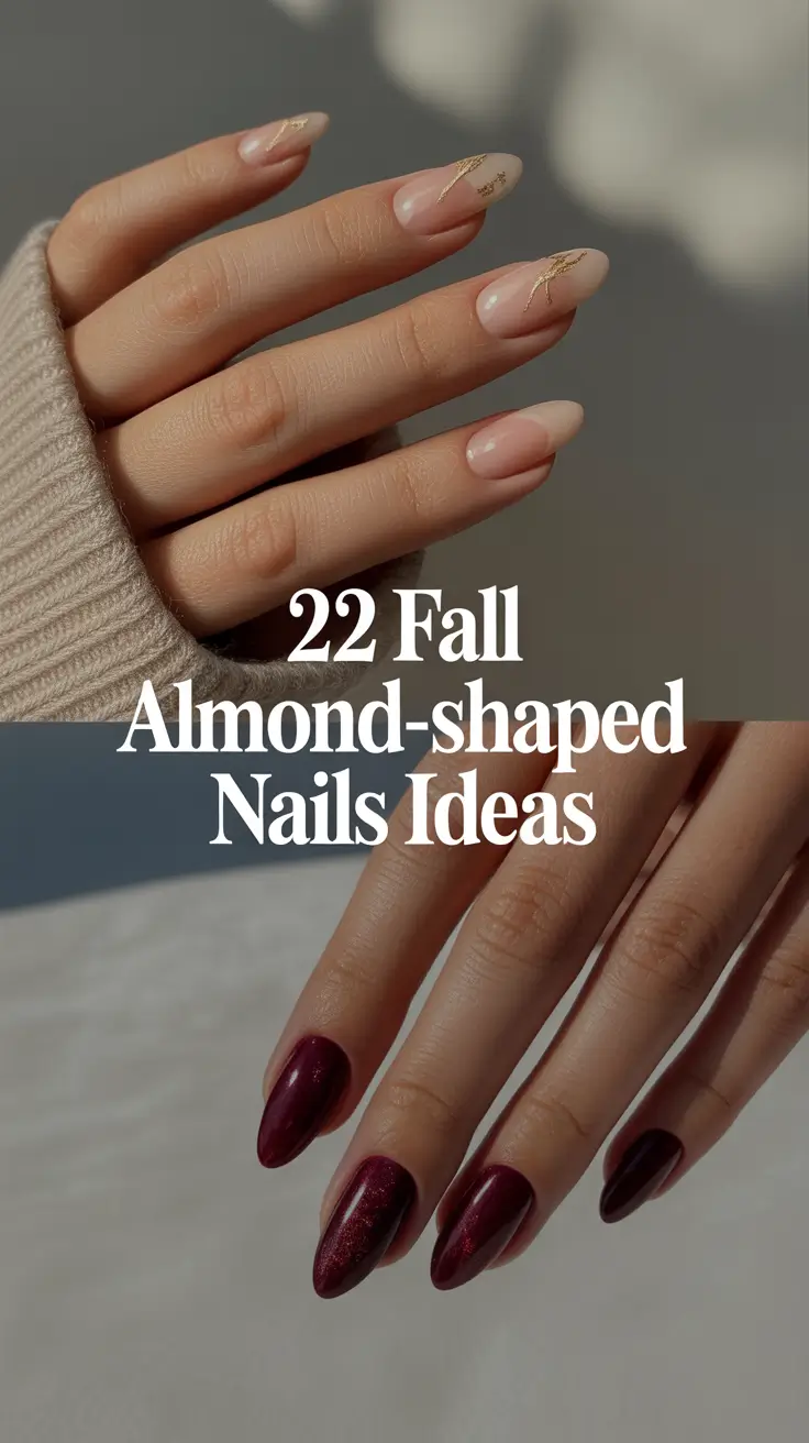 Fall Almond-Shaped Nails 2025 Ideas That Are Cute, Simple & So On Trend