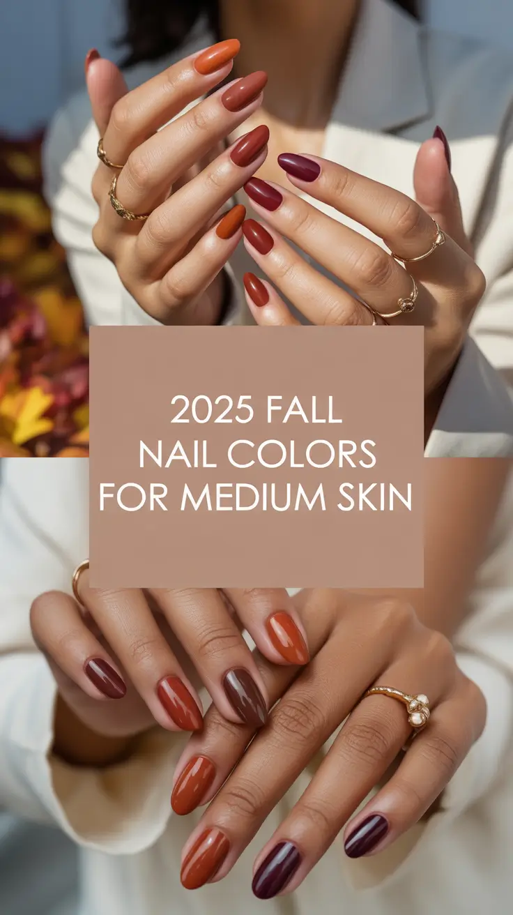 2025 Fall Nail Colors for Medium Skin: Chic Trends and Timeless Tones
