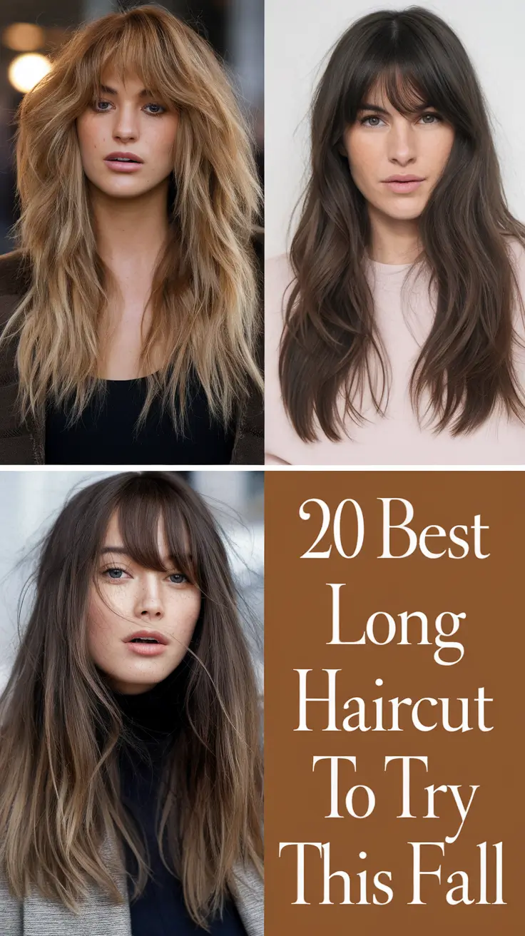 Best Long Haircut to Try This Fall 2025 – Stylish Layers and Bangs Ideas