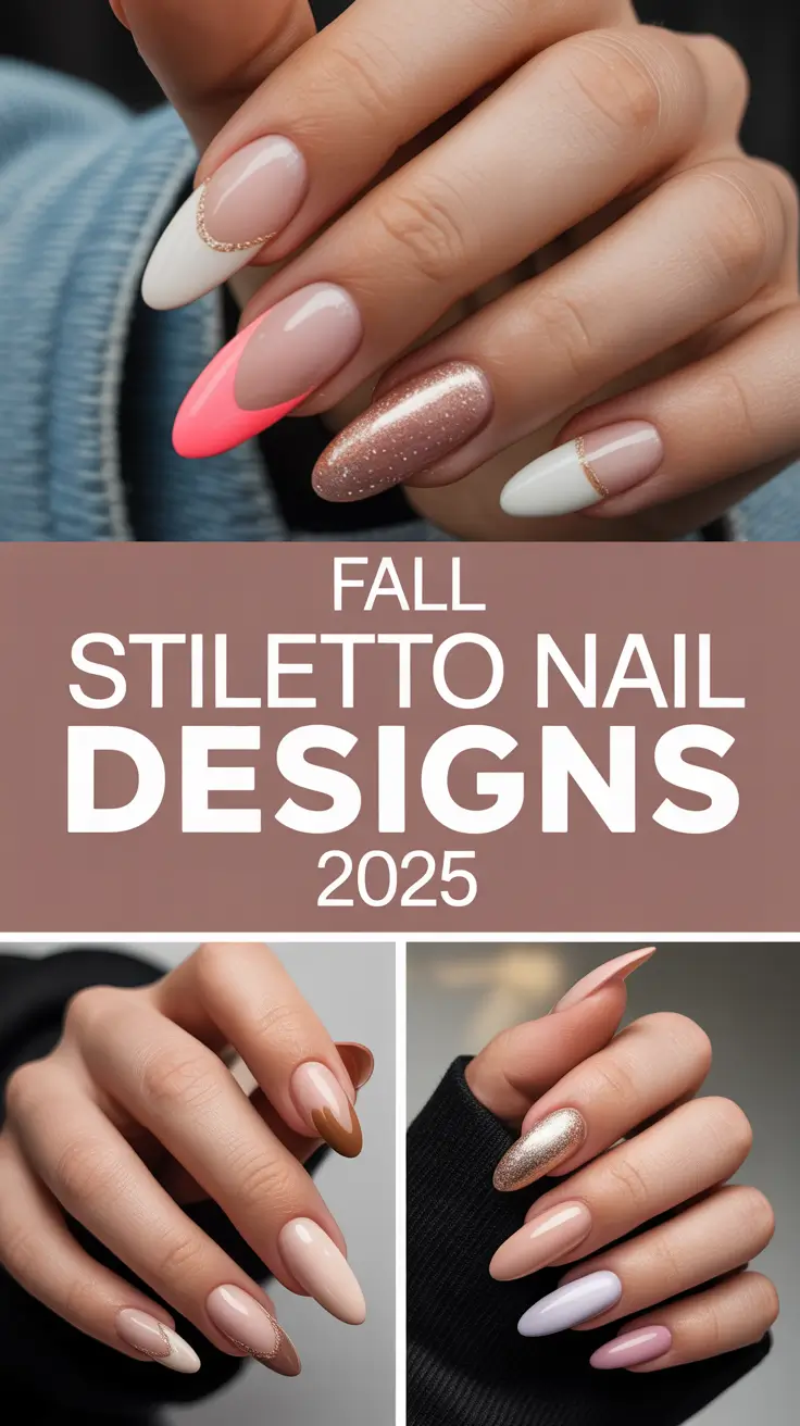 Fall Stiletto Nail Designs 2025 – Classy & Cute Ideas for the Season