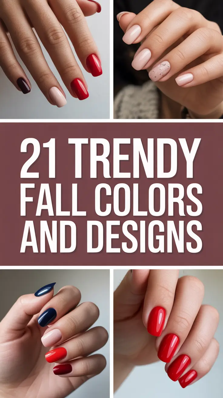 Trendy Fall Nail Colors and Designs 2025: Pretty, Neutral & Bold Autumn Ideas
