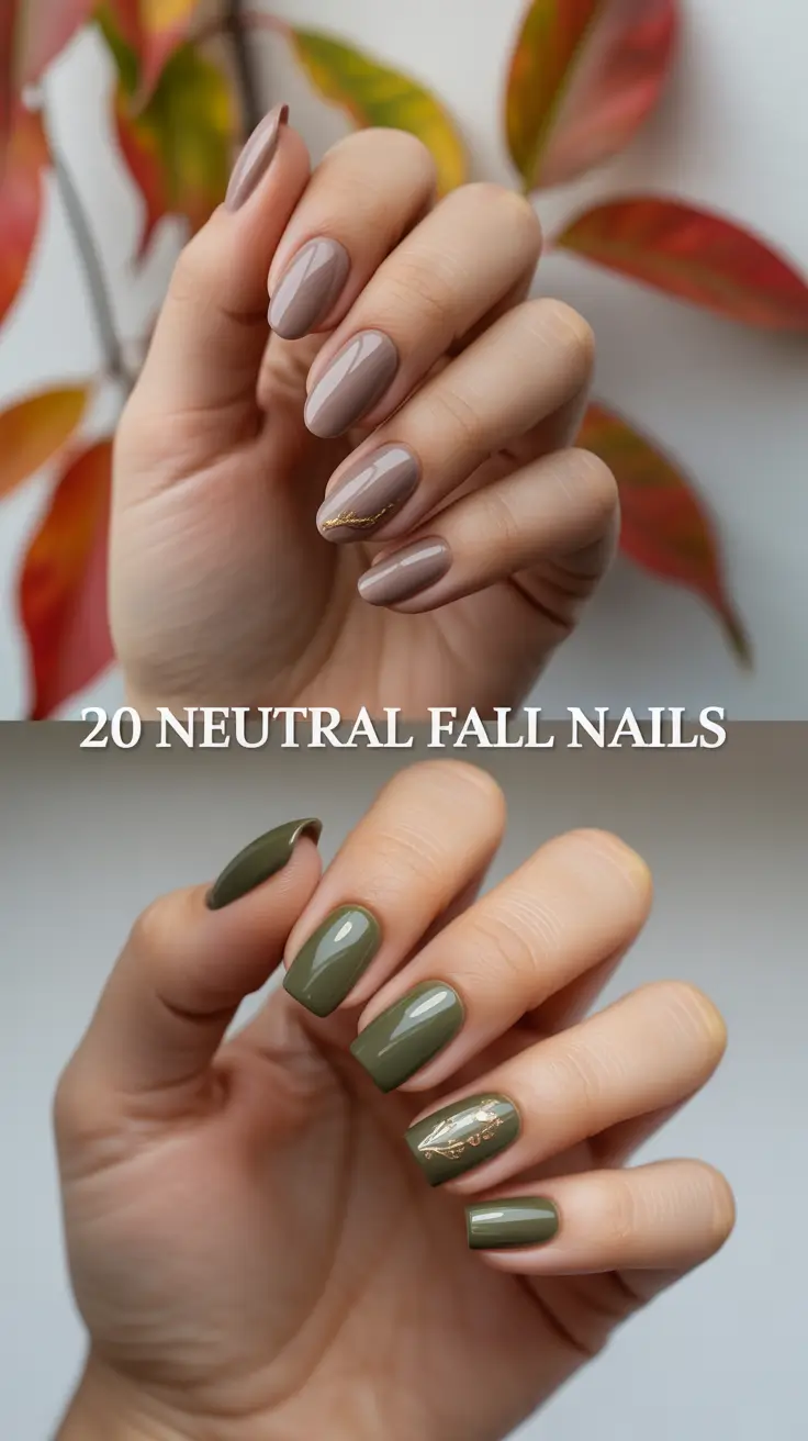 2025 Neutral Fall Nails: Chic Ideas for Autumn Manicure Trends