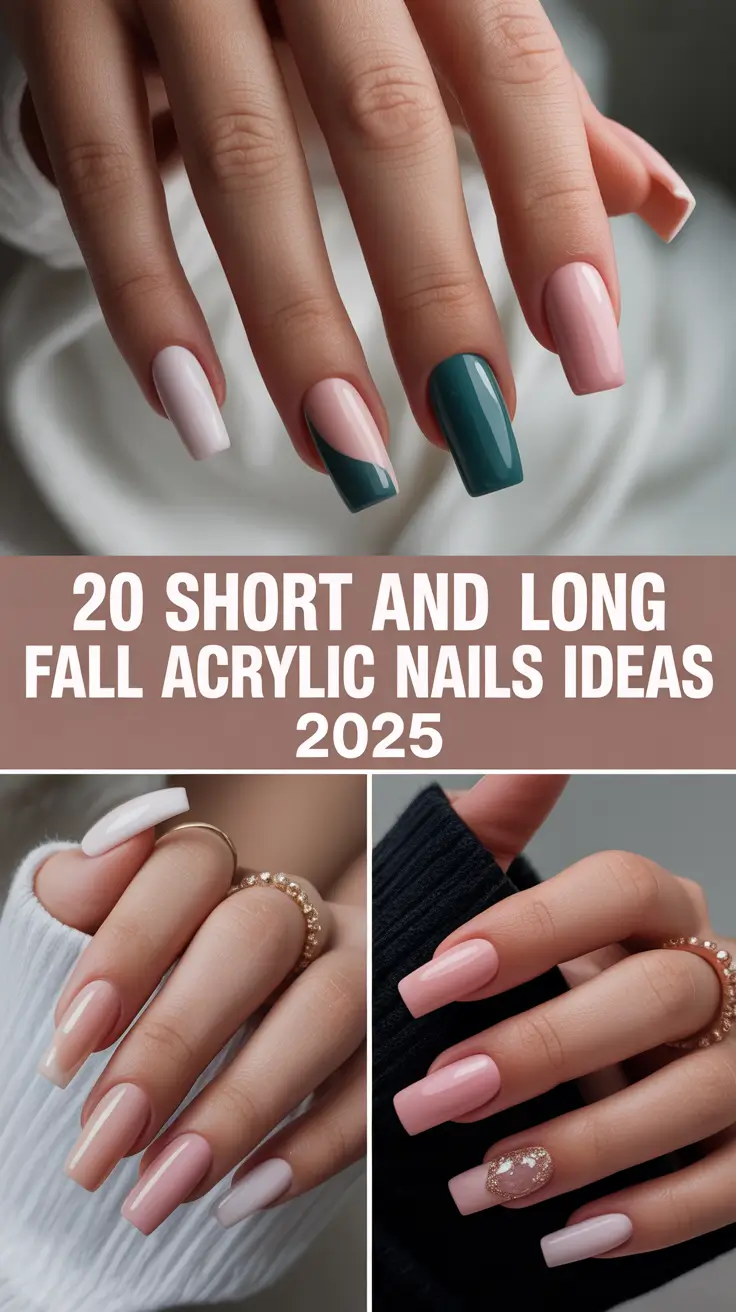 Short and Long Fall Acrylic Nails Ideas 2025: Trendy Designs from Simple to Baddie Looks