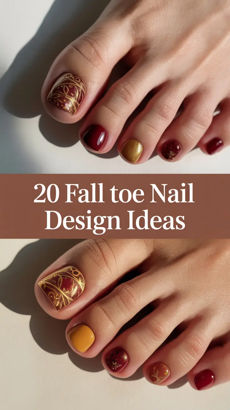 Fall 2025 Toe Nail Design Ideas That Will Elevate Your Autumn Pedicure Game