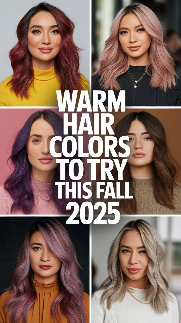 Warm Hair Colors to Try This Fall 2025: From Chocolate Browns to Caramel Highlights