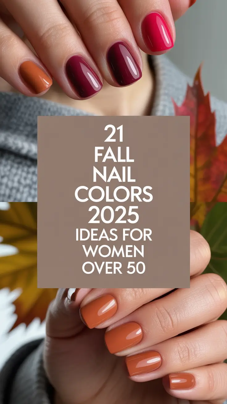 Fall Nail Colors 2025: Ideas for Women Over 50 That Are Stylish & Timeless