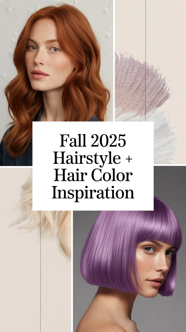 Fall 2025 Hairstyle + Hair Color Inspiration: Best Ideas for Every Face Shape