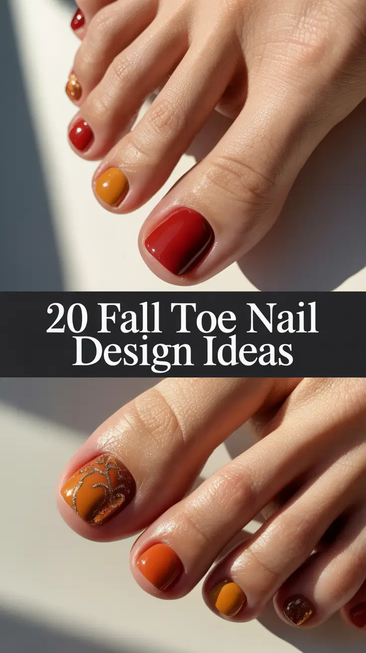 Fall 2025 Toe Nail Design Ideas That Will Elevate Your Autumn Pedicure Game