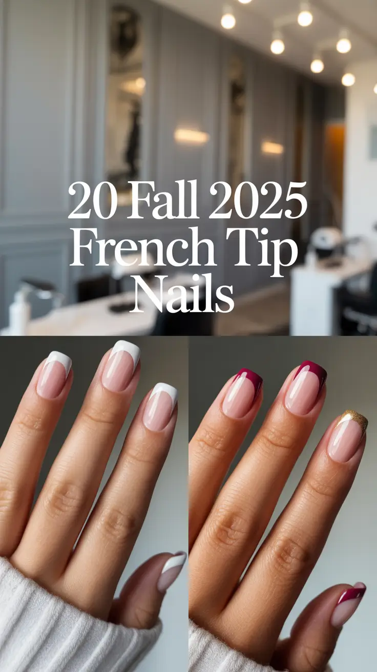 Fall 2025 French Tip Nails: Fresh Ideas for Square, Almond, and Coffin Designs