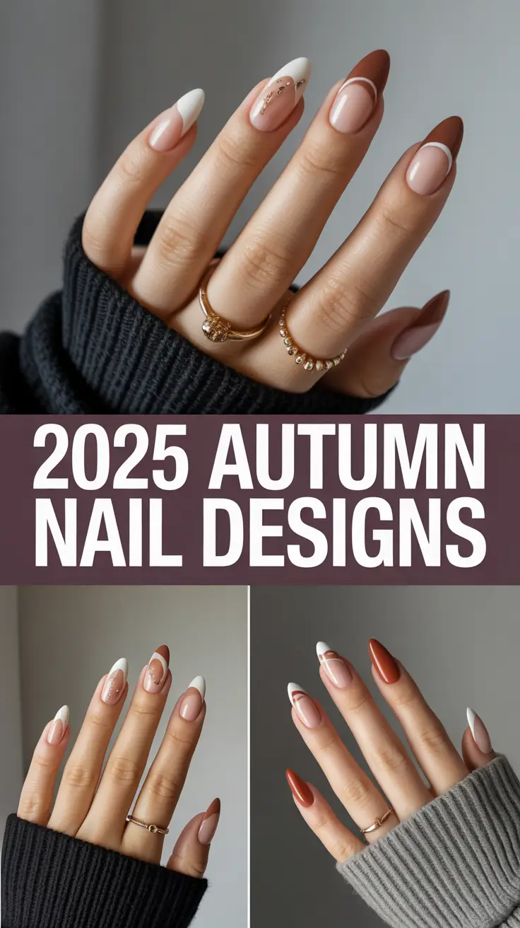 2025 Autumn Nail Designs – Trendy, Cozy & Chic Fall Manicure Ideas