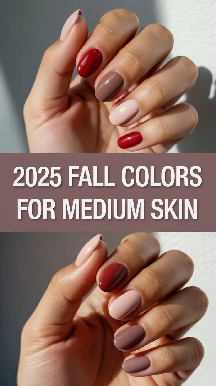 2025 Fall Nail Colors for Medium Skin: Chic Trends and Timeless Tones