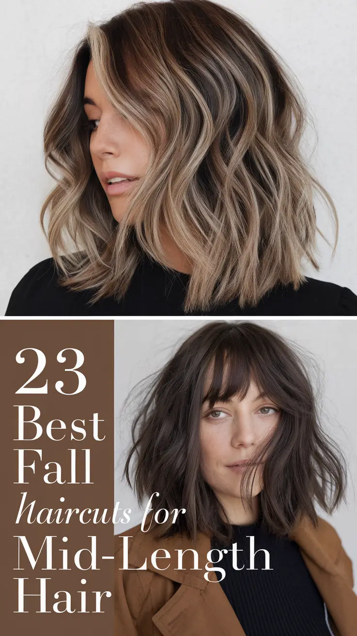 Best Fall 2025 Haircuts for Mid-Length Hair – Trendy Styles for the Season