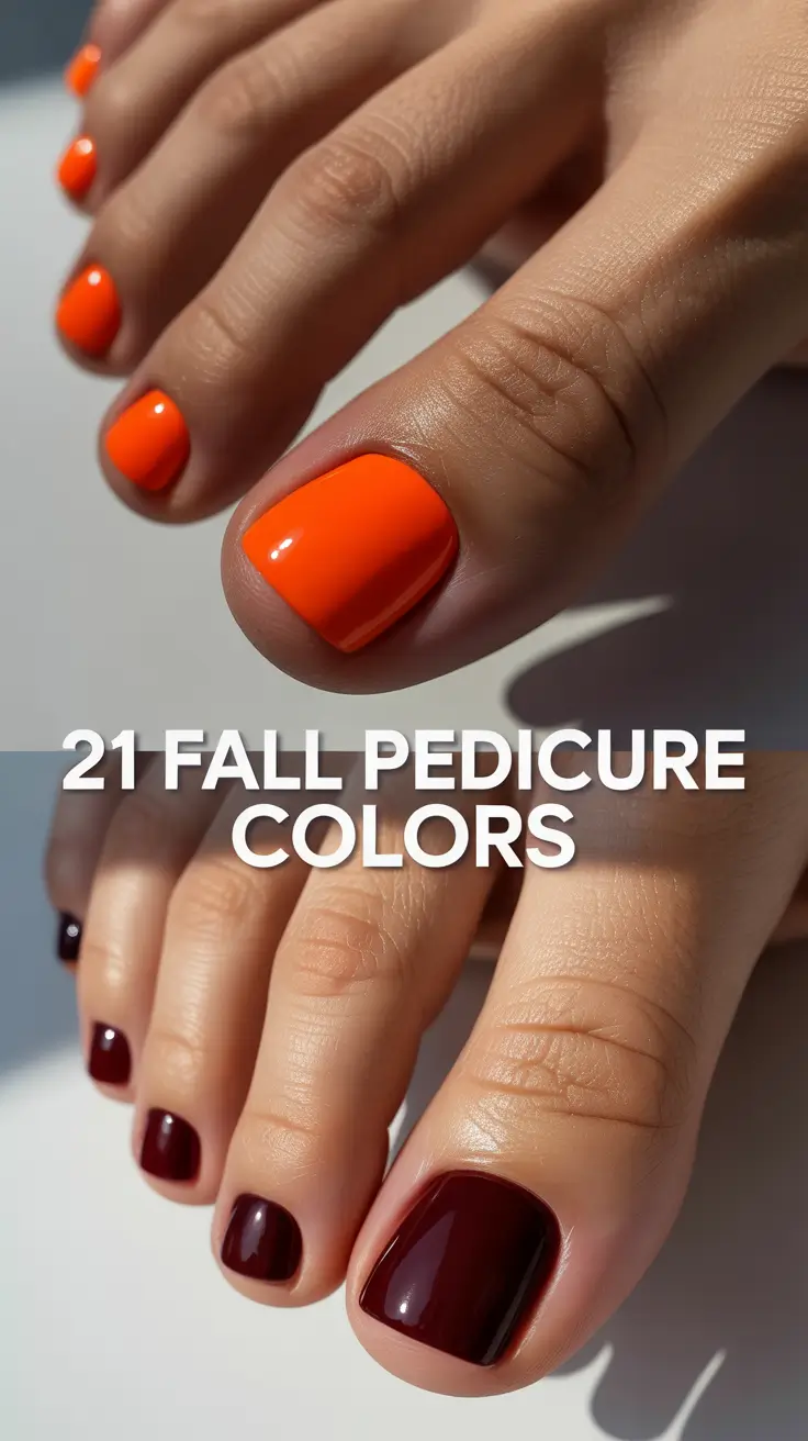 Fall 2025 Pedicure Colors – Best Autumn Toenail Ideas for Every Skin Tone
