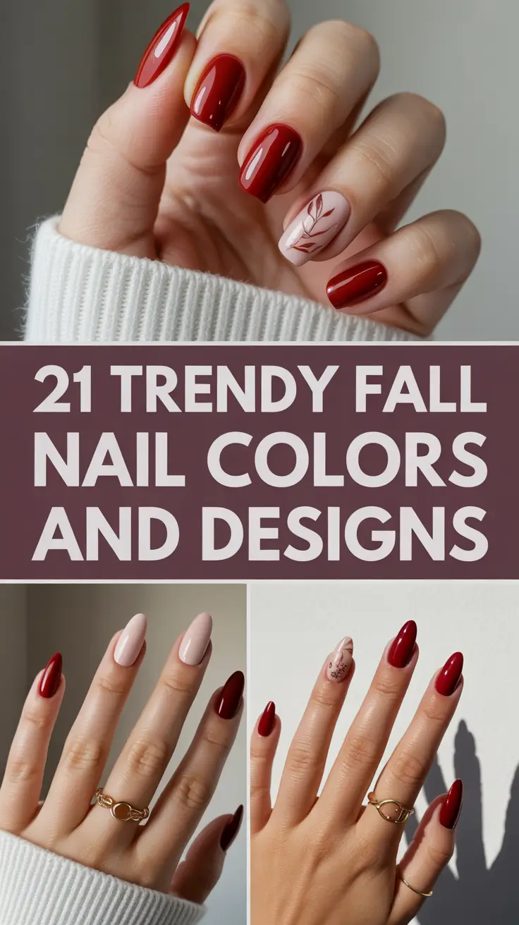 Trendy Fall Nail Colors and Designs 2025: Pretty, Neutral & Bold Autumn Ideas