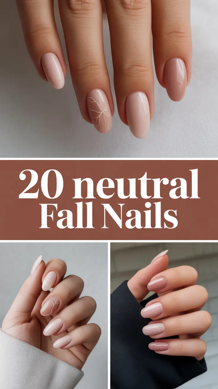 2025 Neutral Fall Nails: Chic Ideas for Autumn Manicure Trends