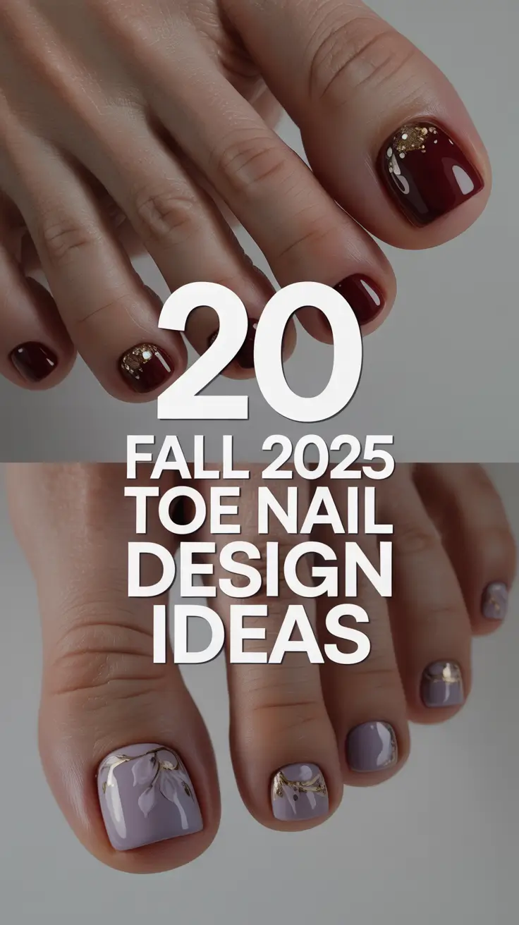 Fall 2025 Toe Nail Design Ideas That Will Elevate Your Autumn Pedicure Game