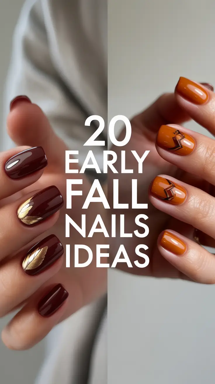Early Fall Nails Ideas for 2025: Inspo Designs in Almond, Chrome, and Sage Green