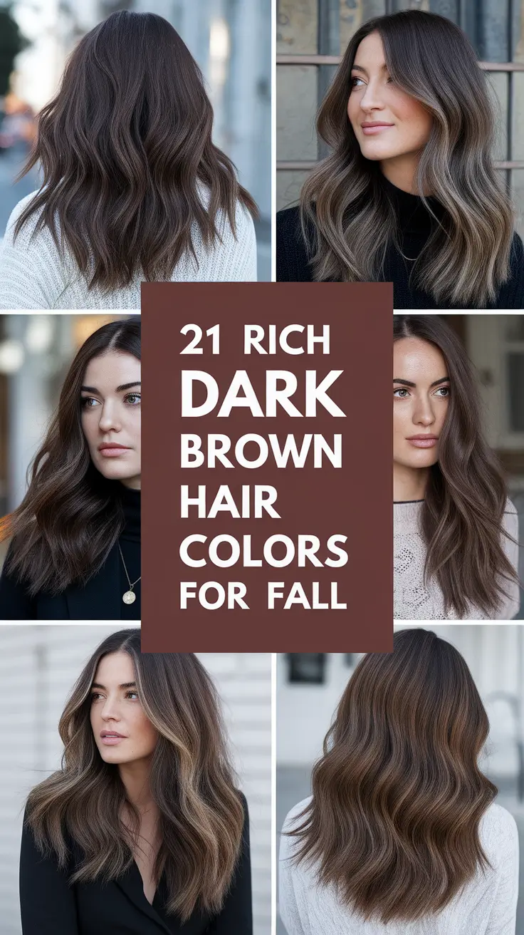 Rich Dark Brown Hair Colors for Fall 2025: 21 Timeless Ideas That Add Warmth and Glow