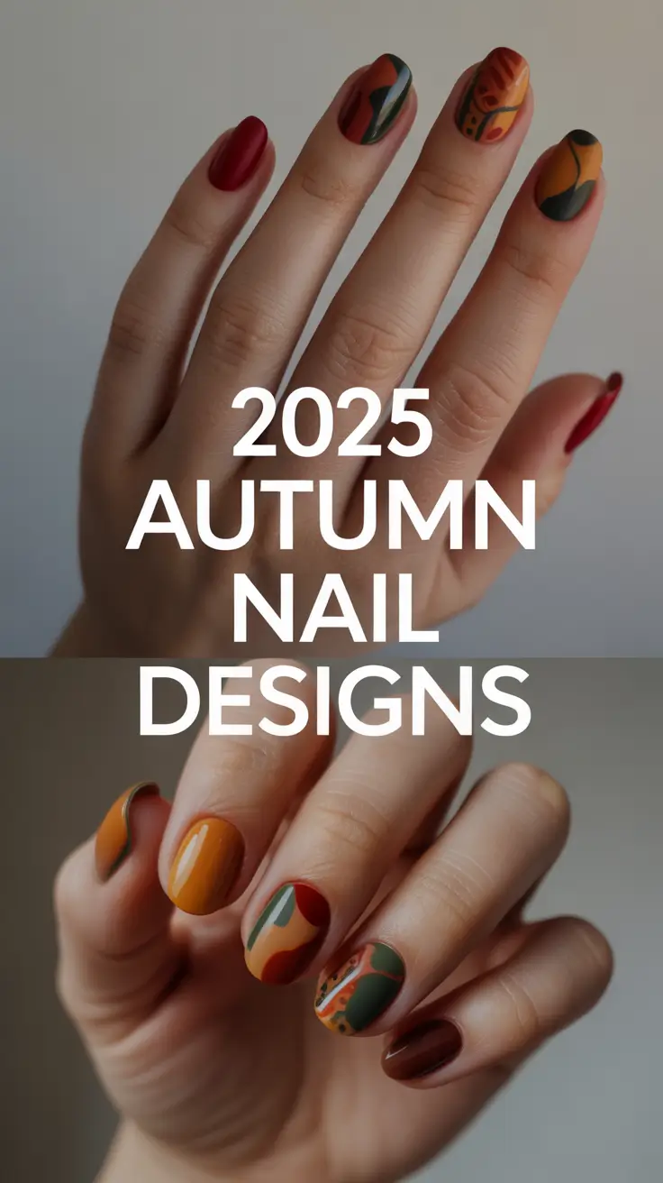 2025 Autumn Nail Designs – Trendy, Cozy & Chic Fall Manicure Ideas