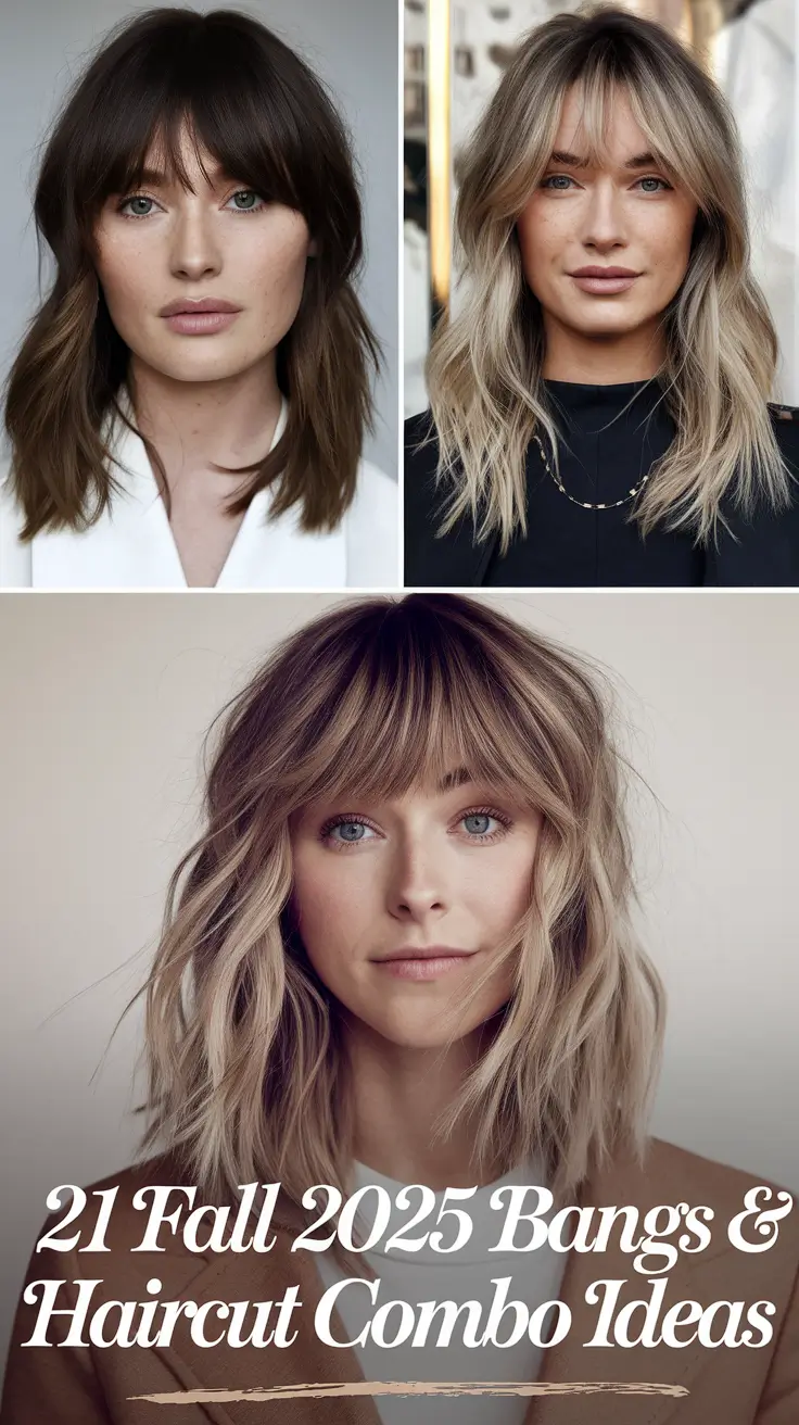 Fall 2025 Bangs & Haircut Combo Ideas – Chic Bob & Layered Styles to Try