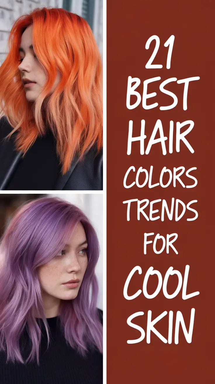 Best Fall Hair Colors Trends 2025 for Cool Skin Tones