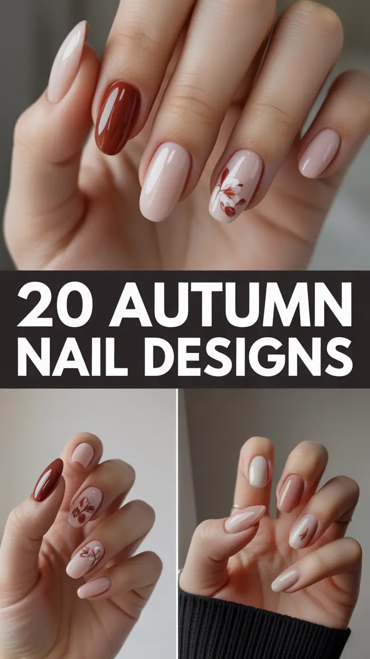 2025 Autumn Nail Designs – Trendy, Cozy & Chic Fall Manicure Ideas