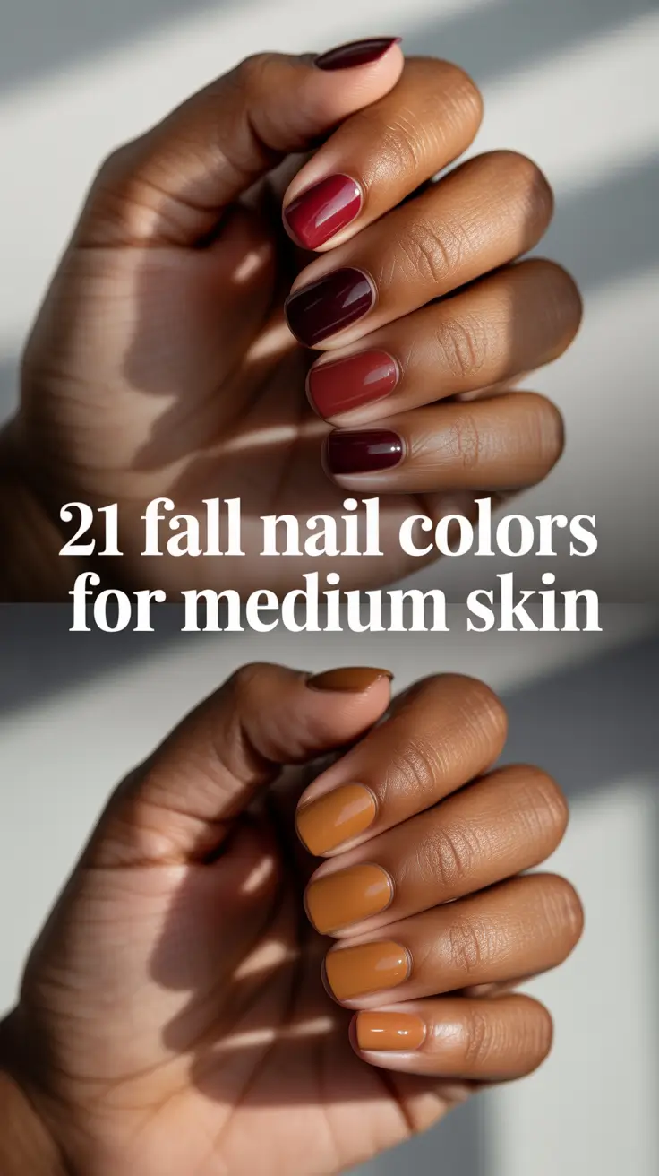 2025 Fall Nail Colors for Medium Skin: Chic Trends and Timeless Tones
